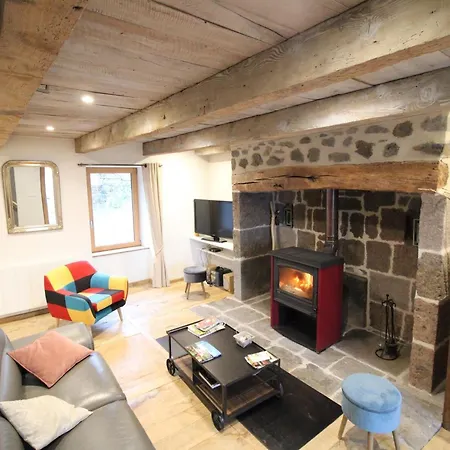 Maison De Caractere Avec Cheminee, Terrasse Et Jardin Pres Du Puy Mary Et Salers - Fr-1-742-535 בית נופש